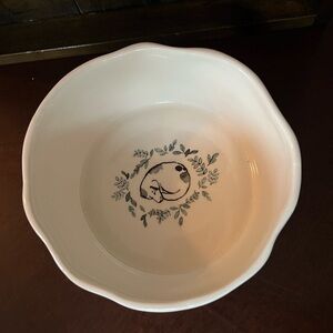 Rae Dunn Artisan Collection Dog Ceramic  Nom Nom Bowl